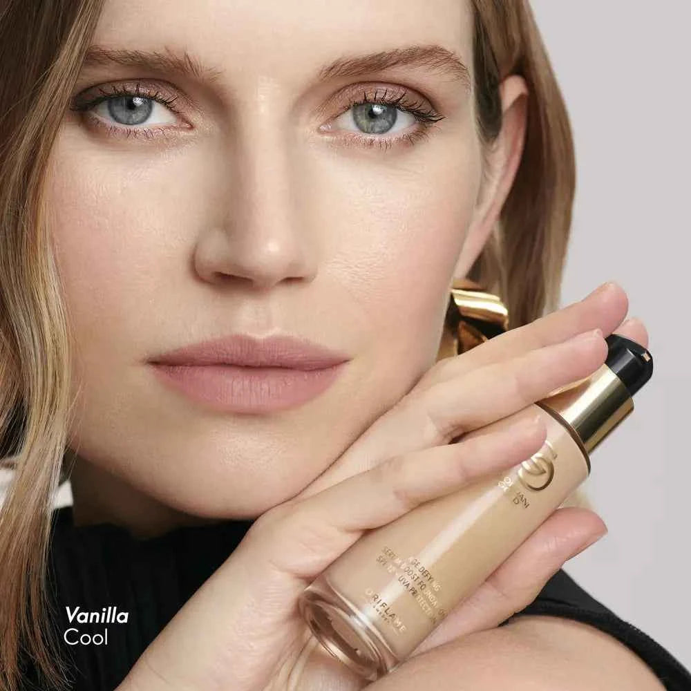 Age Defying Serum Boost Foundation SPF 12 +UVA Protection | Giordani Gold | brandzify | oriflame